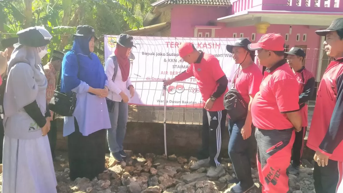 Mahasiswa Staimas Wonogiri Hidupkan Jaringan Air Bersih di Gambirmanis - Suara Merdeka Solo