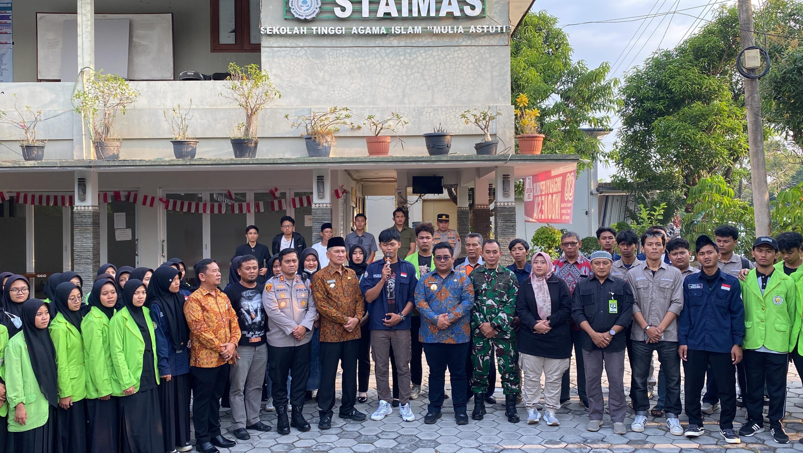 Forkopimda Wonogiri Sambangi Kampus STAIMAS, Ajak Mahasiswa Jaga Kondusifitas - Berita Wonogiri