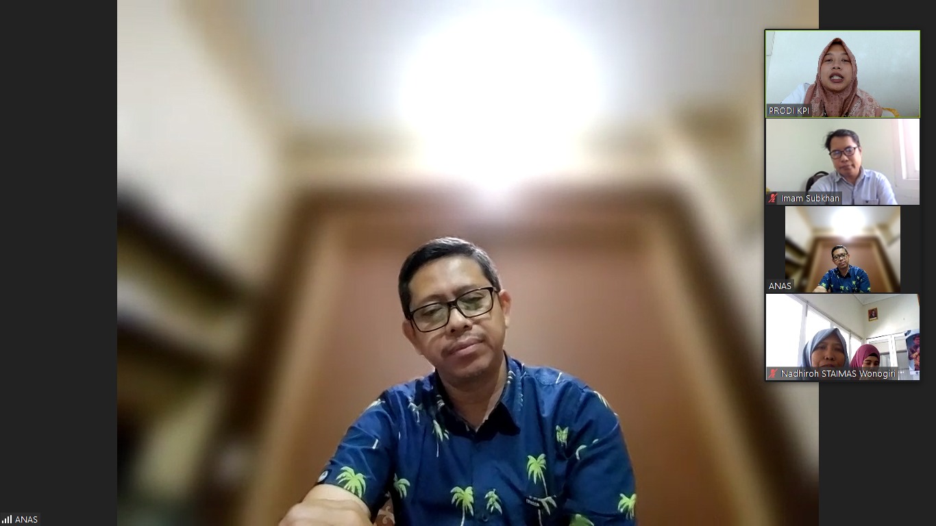 Prodi KPI STAIMAS Wonogiri Review Kurikulum, Ketua PWI Solo Ingatkan Kebutuhan Wartawan yang Multitasking
