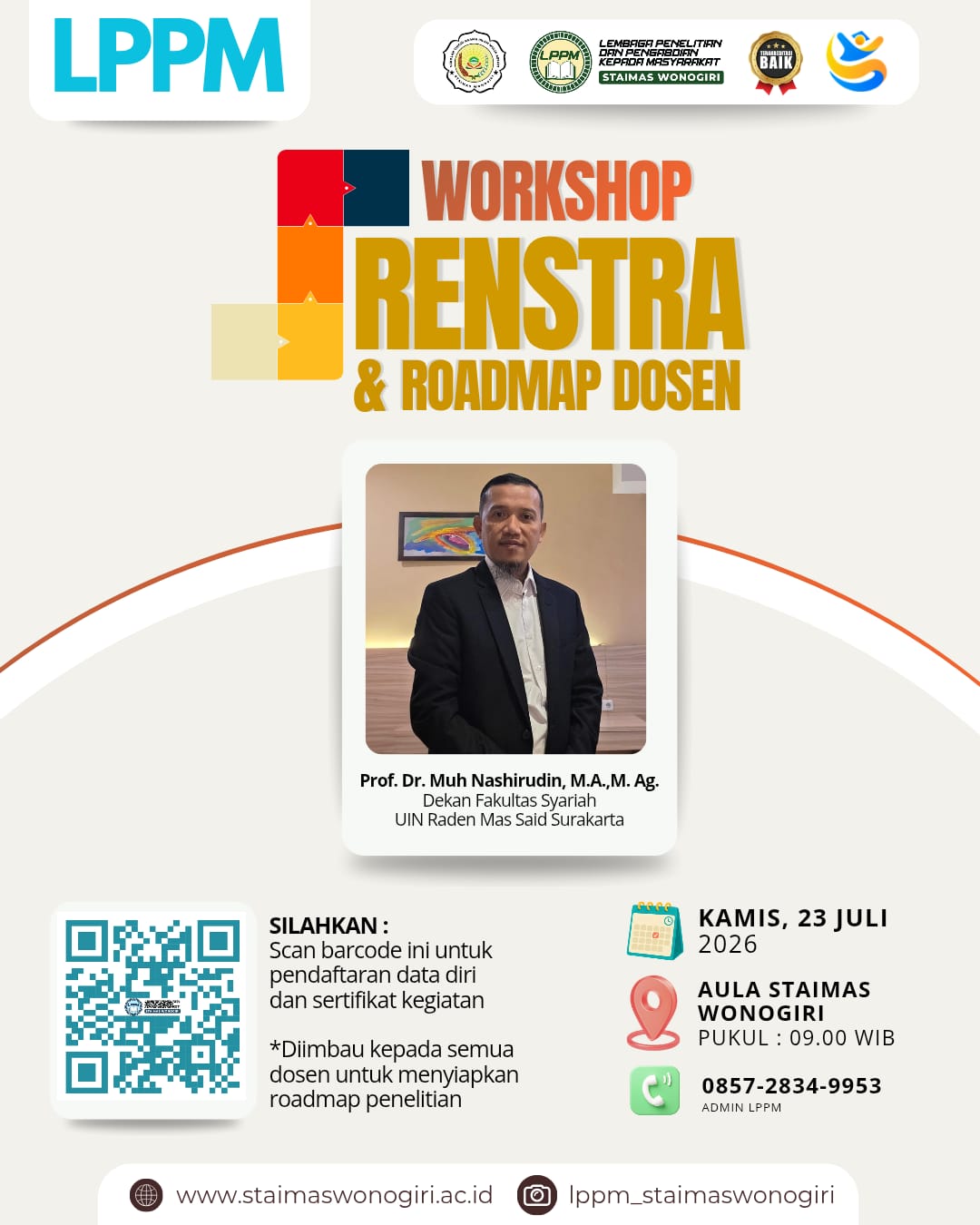 WORKSHOP RENSTRA & ROADMAP DOSEN